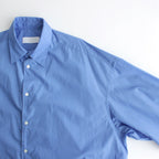 Broad L/S Oversized Regular Collar Shirt #BLUE [GL241-50006B]