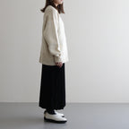 UNEVEN CREWNECK SWEATER #ECRU [YK23FW0596S]