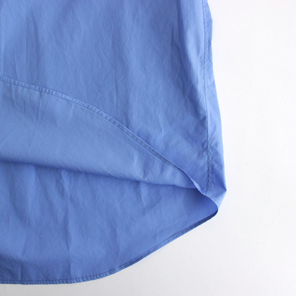 Broad L/S Oversized Regular Collar Shirt #BLUE [GL241-50006B]