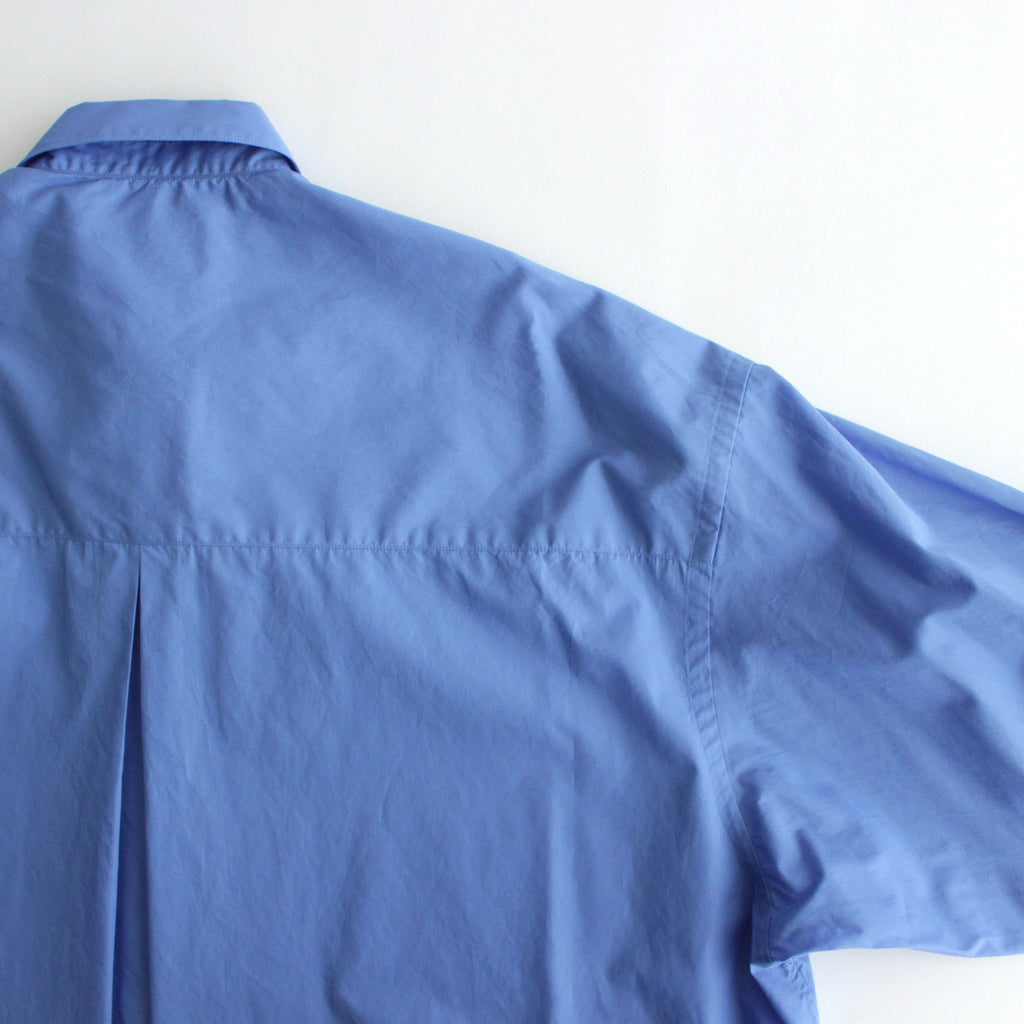 Broad L/S Oversized Regular Collar Shirt #BLUE [GL241-50006B]
