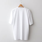 EMBROIDERY T-SHIRT #WHITE [H2401-CS032]