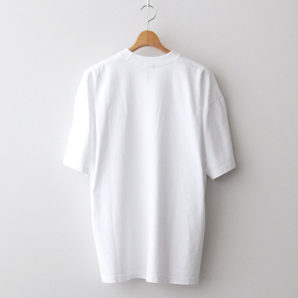EMBROIDERY T-SHIRT #WHITE [H2401-CS032]