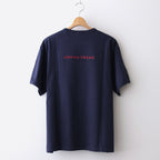 RINGER T-SHIRT LIFE IS A DRAMA #NAVY?~NAVY [H2401-CS029-3]