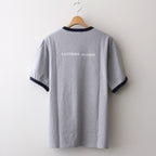 RINGER T-SHIRT NO CREAM NO SUGAR #GRAY?~NAVY [H2401-CS029-2]