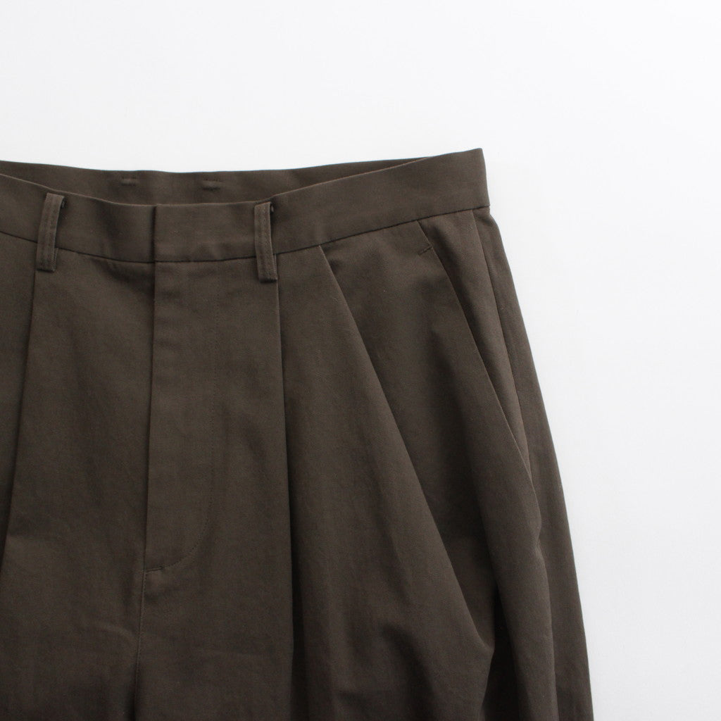 チノチノオーバータックPT #CHARCOAL BROWN [D124-P406]