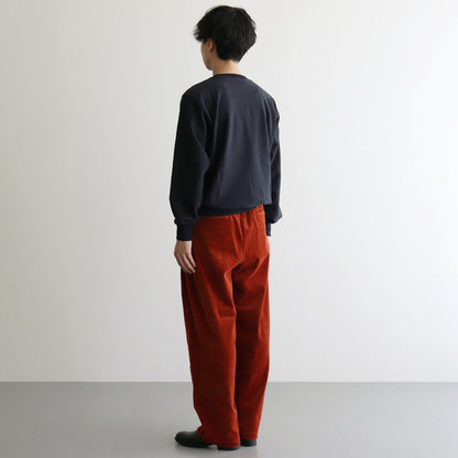 Compact Velour Easy Pants #BRICK [GM243-70292]