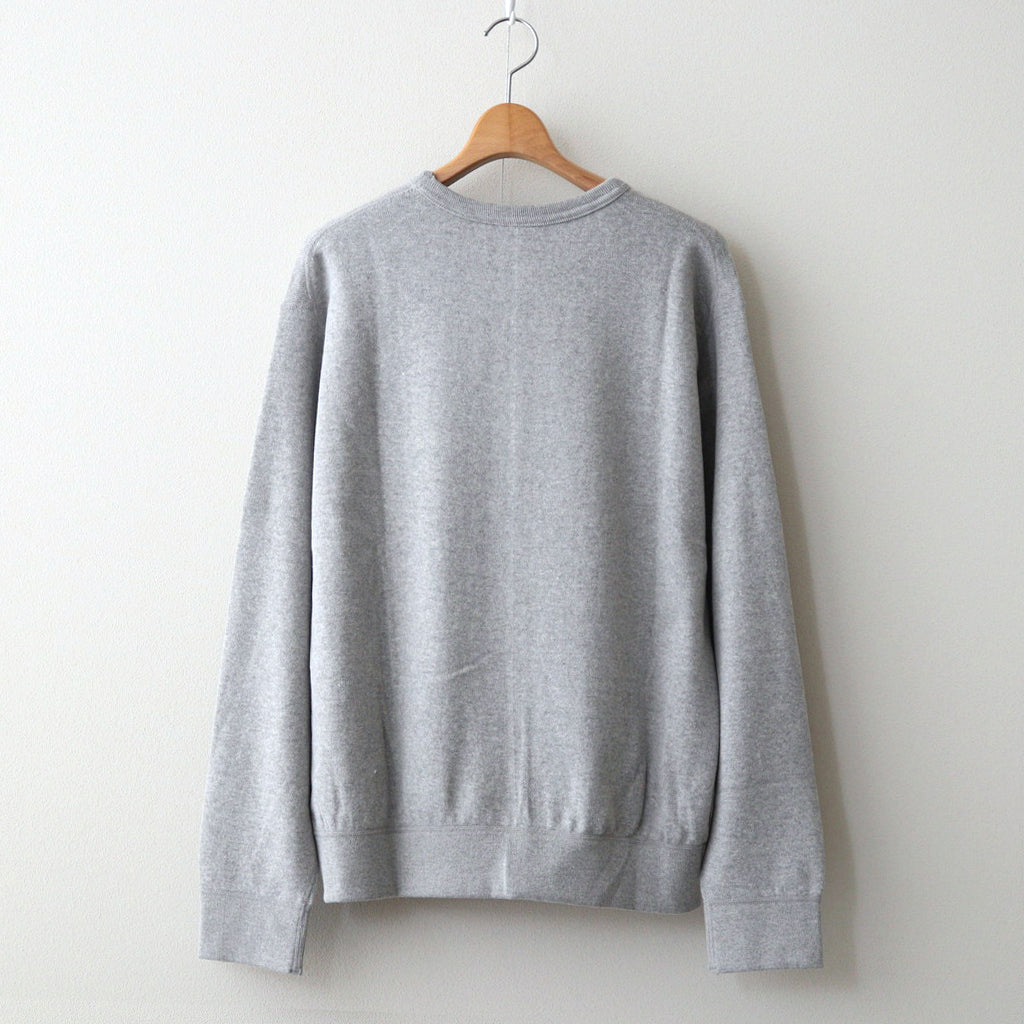 CREW NECK SWEAT #gray [34014]