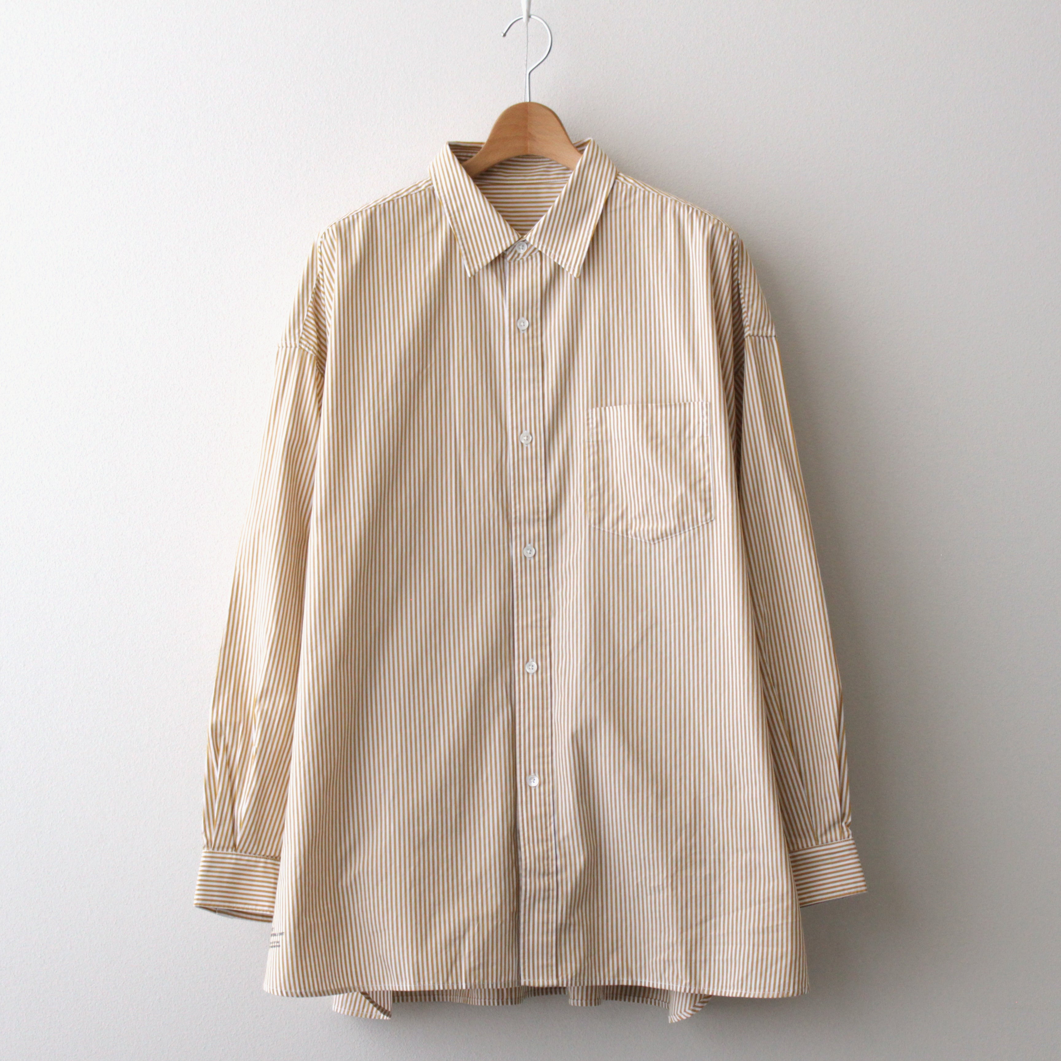 CORPORATE UNIFORM L/S SHIRT #YELLOW STRIPE [FSC241-50110B]