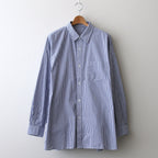 CORPORATE UNIFORM L/S SHIRT #BLUE STRIPE [FSC241-50110B]