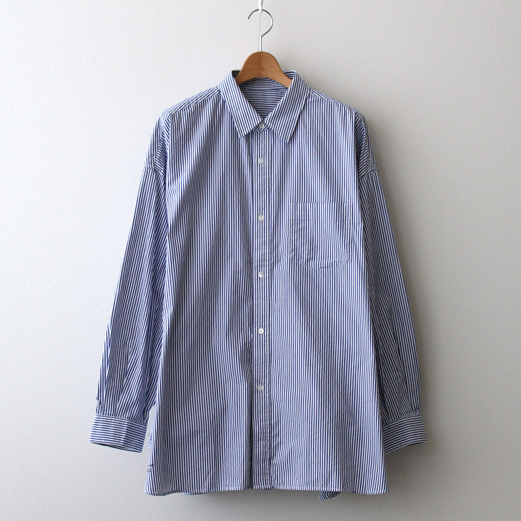 CORPORATE UNIFORM L/S SHIRT #BLUE STRIPE [FSC241-50110B]