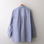 CORPORATE UNIFORM L/S SHIRT #BLUE STRIPE [FSC241-50110B]