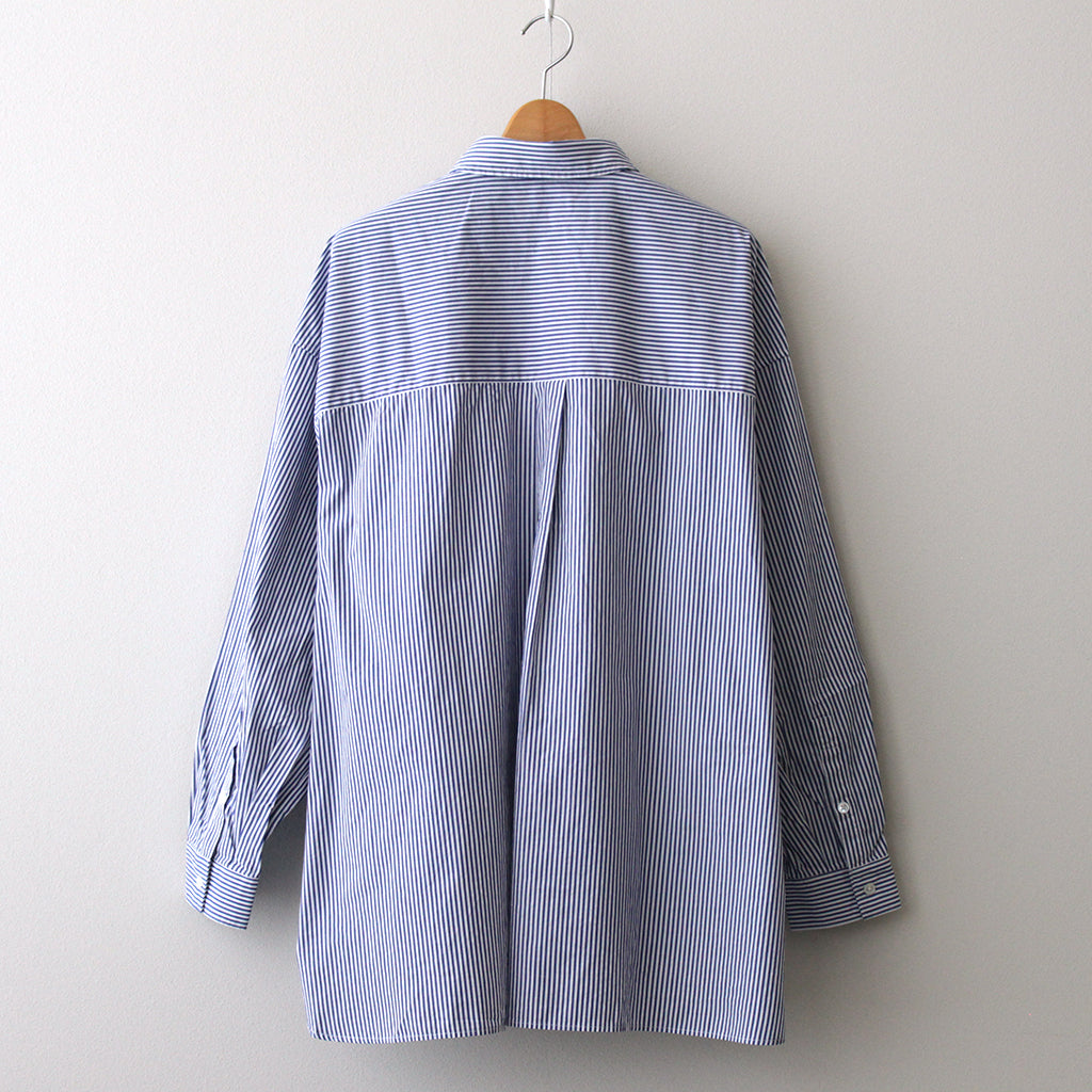 CORPORATE UNIFORM L/S SHIRT #BLUE STRIPE [FSC241-50110B]