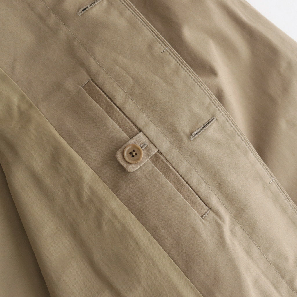 SOUTIEN COLLAR COAT STANDARD #khaki [63552]