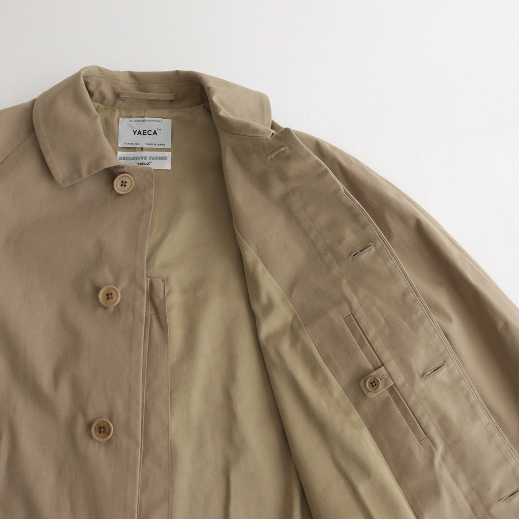 SOUTIEN COLLAR COAT STANDARD #khaki [63552] – ciacura