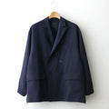 W's TECH DOUBLE-BREASTED JACKET #NAVY [BJ-57024L]