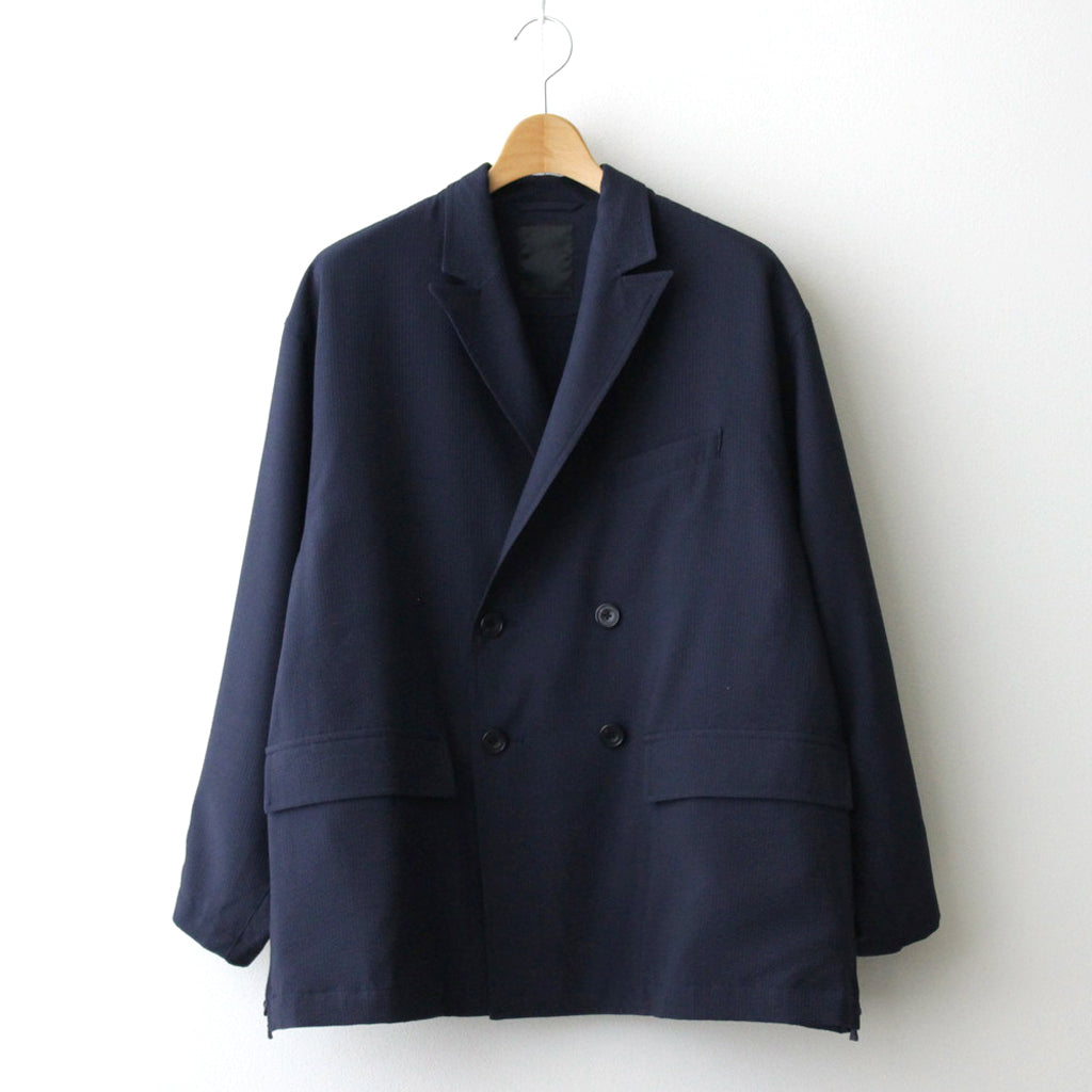 W's TECH DOUBLE-BREASTED JACKET #NAVY [BJ-57024L]