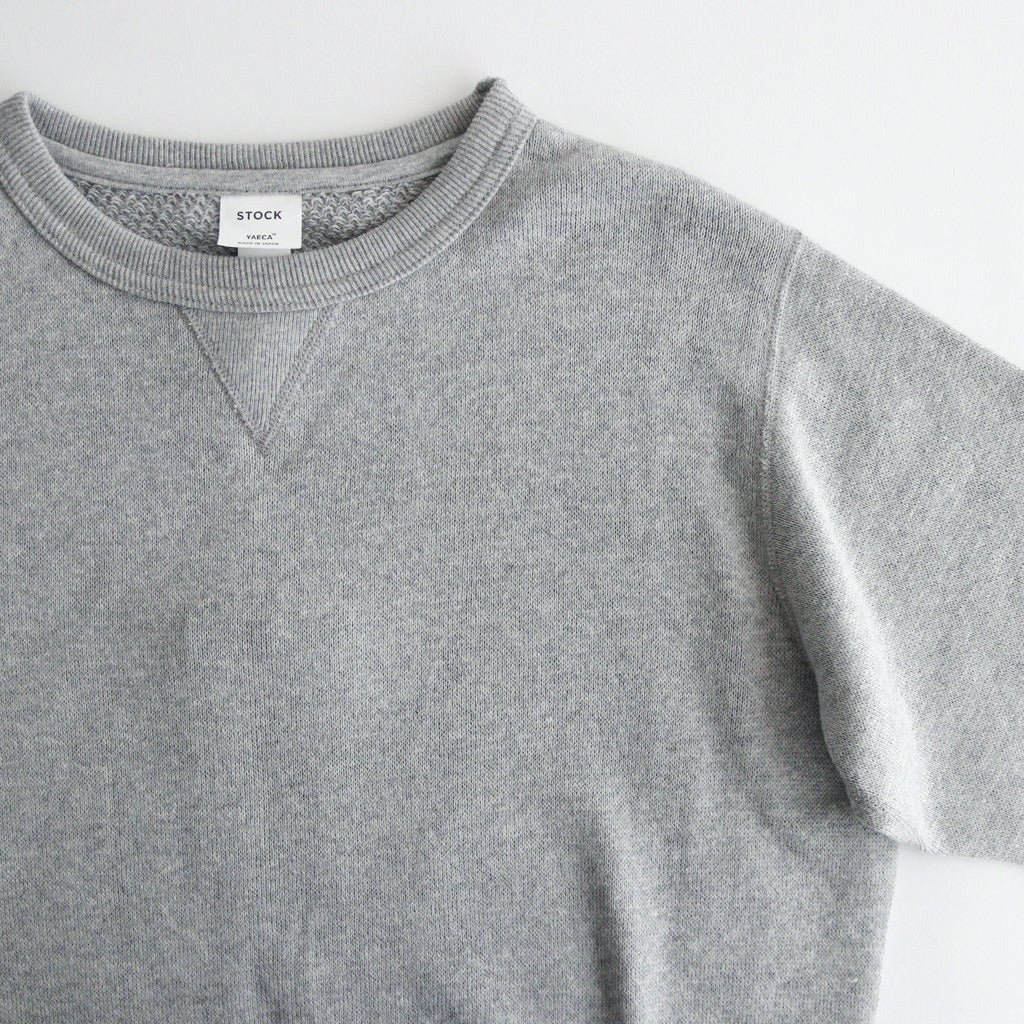 CREW NECK SWEAT #gray [34014]