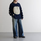 TWINSUN ROLLNECK #INDIGO MOON [SAW23JUMTWRMAKINH]