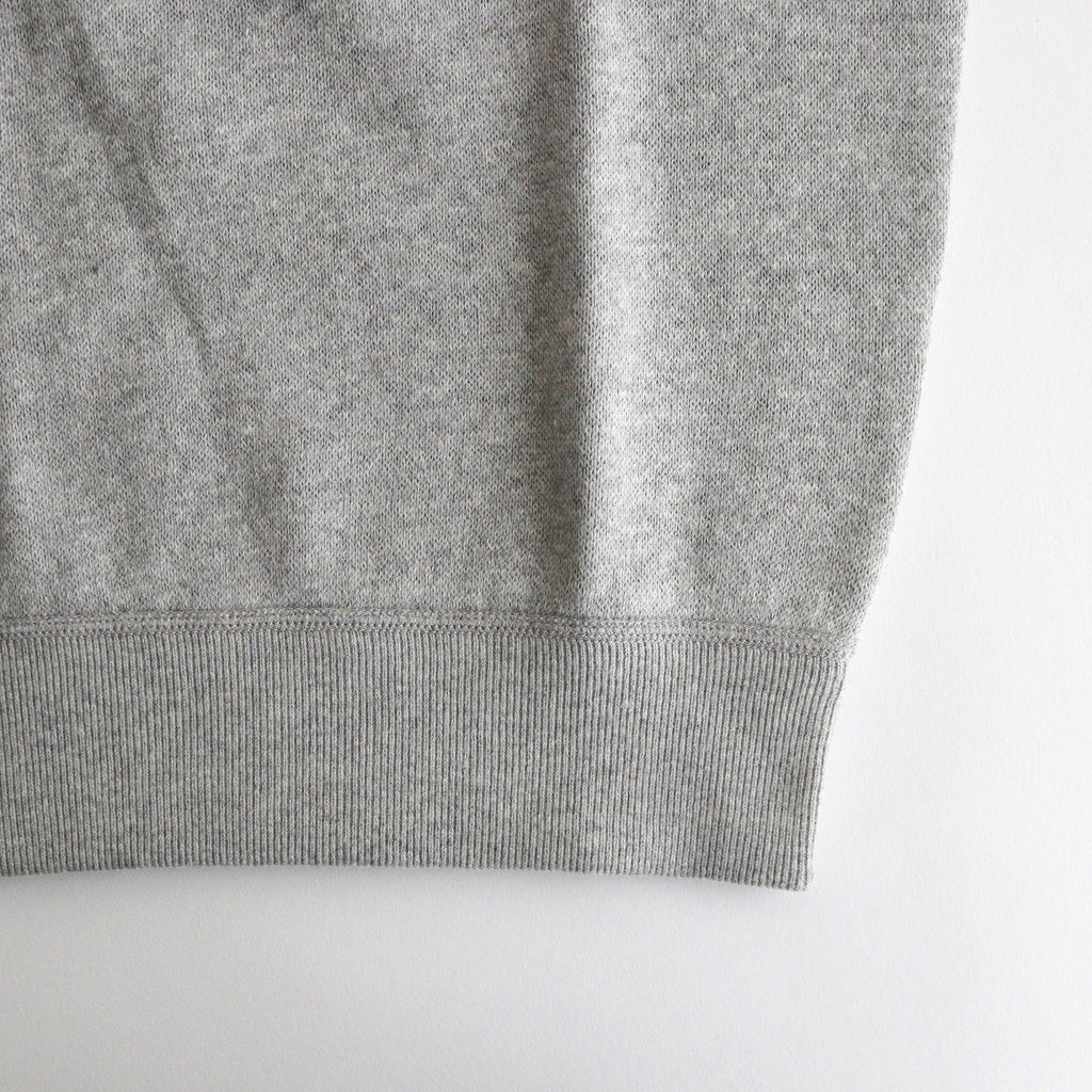 CREW NECK SWEAT #gray [34014]