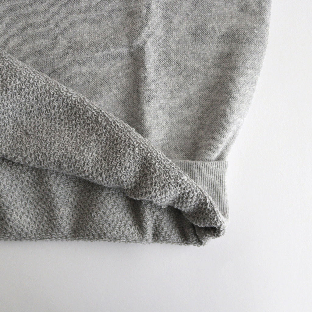 CREW NECK SWEAT #gray [34014]