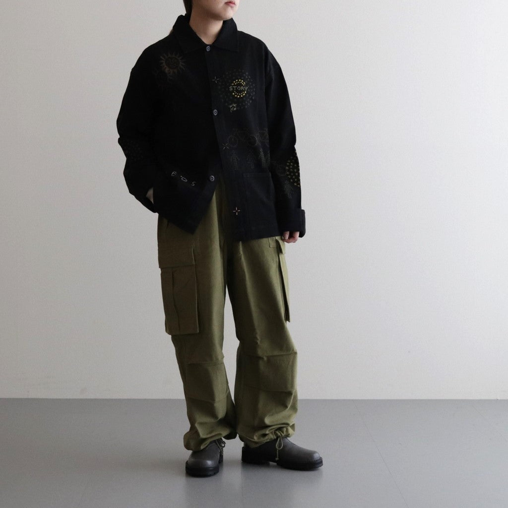 PEACE PANTS #OLIVE [SAW23TRPEASLUOLI]