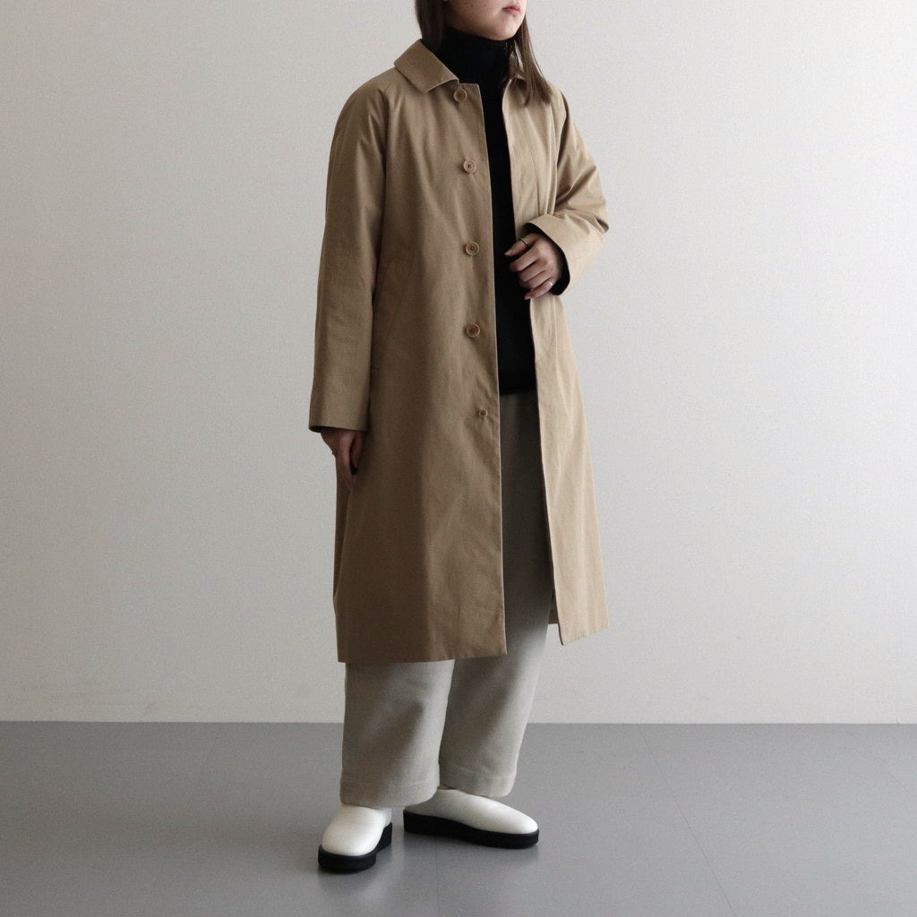 SOUTIEN COLLAR COAT STANDARD #khaki [63552] – ciacura