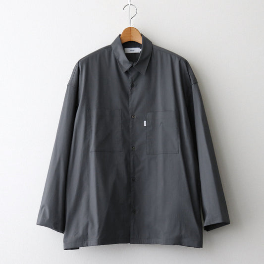 Solotex Twill L/S Oversized Box Shirt #GRAY [GM243-50324B]