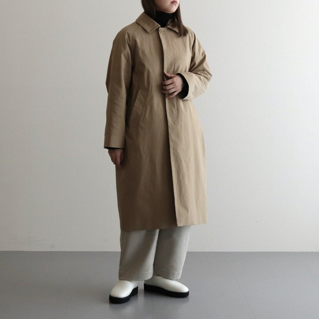 SOUTIEN COLLAR COAT STANDARD #khaki [63552] – ciacura