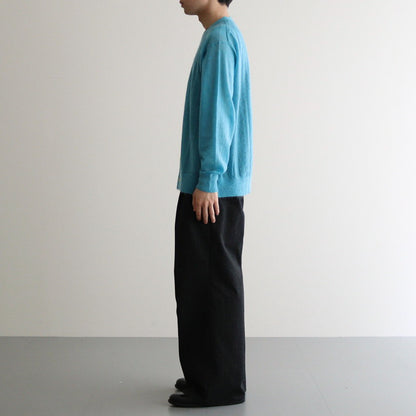 KID MOHAIR SHEER KNIT CARDIGAN #TURQUOISE BLUE [A24SC01FG]