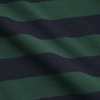 W's TECH DRAWSTRING BORDER L/S TEE #GREEN / NAVY [BE-33024L]