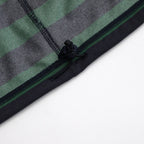 W's TECH DRAWSTRING BORDER L/S TEE #GREEN / NAVY [BE-33024L]