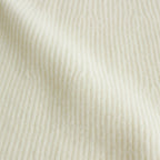 MILLED FRENCH MERINO RIB KNIT FLARE SKIRT #IVORY WHITE [A23AS06MR]