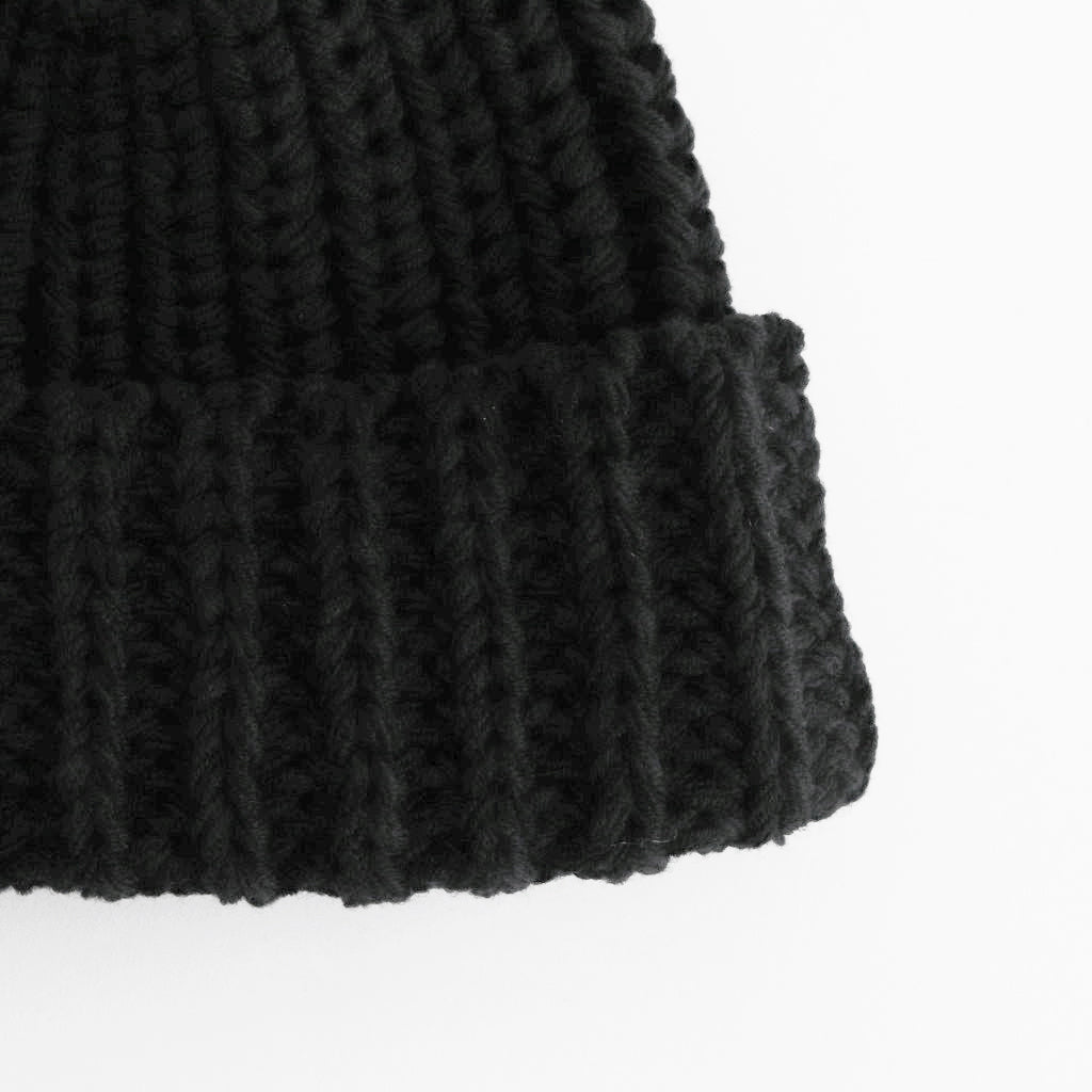 BIG KNIT #BLACK [NO.26071]