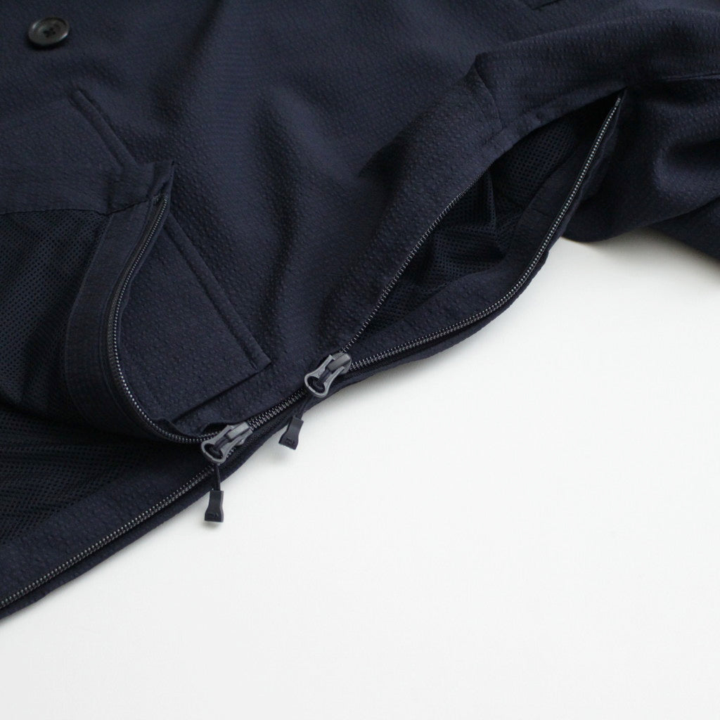 W's TECH DOUBLE-BREASTED JACKET #NAVY [BJ-57024L]