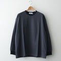Narrow Border L/S Tee #NAVY × GRAY [GU241-70117B]