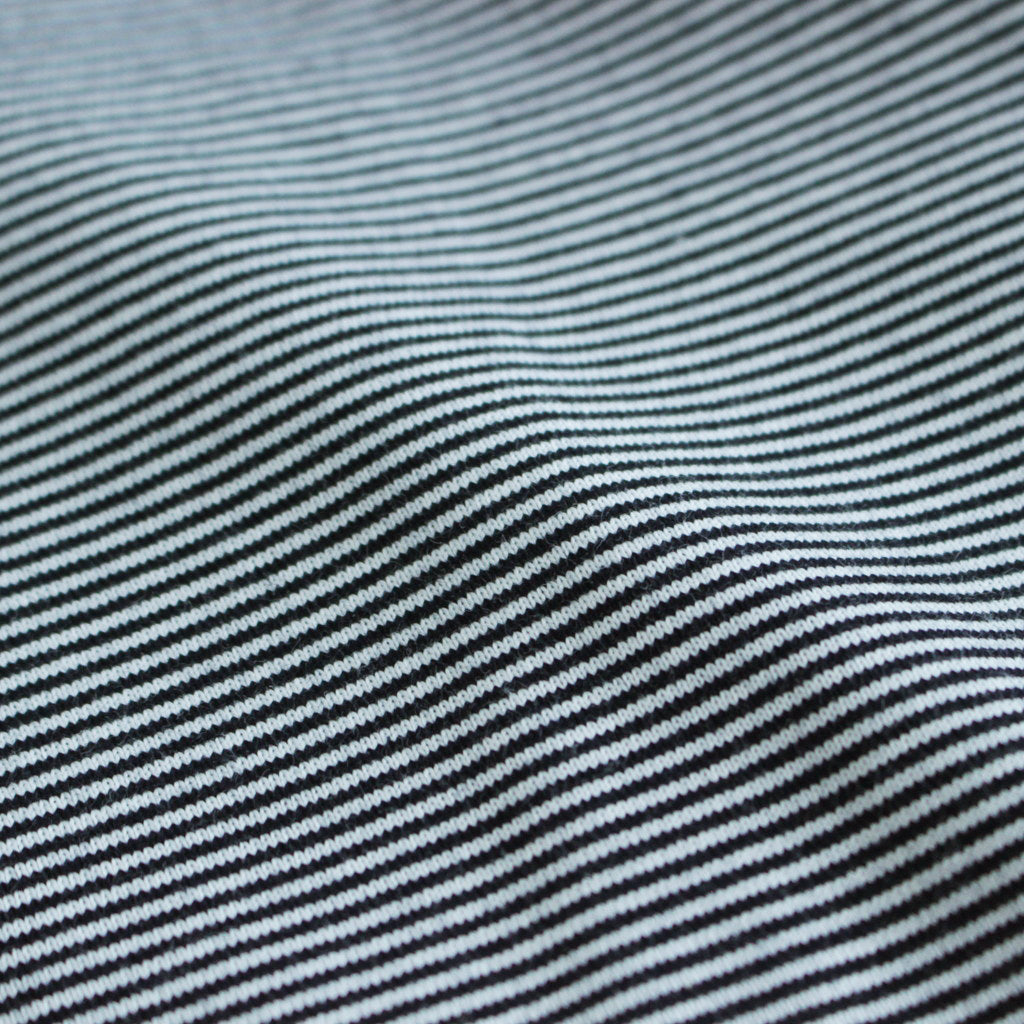 Narrow Border L/S Tee #NAVY × WHITE [GU241-70117B]