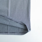 Narrow Border L/S Tee #NAVY × WHITE [GU241-70117B]