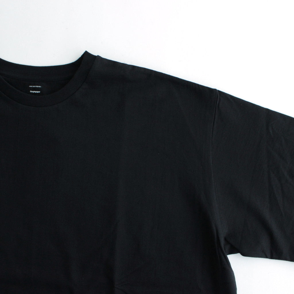 S/S Oversized Tee #BLACK [GU241-70104B]