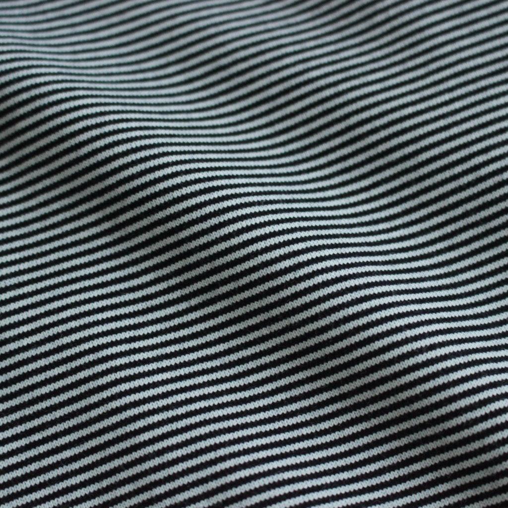 Narrow Border S/S Tee #NAVY × WHITE [GU241-70116B]