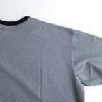 Narrow Border S/S Tee #NAVY × WHITE [GU241-70116B]