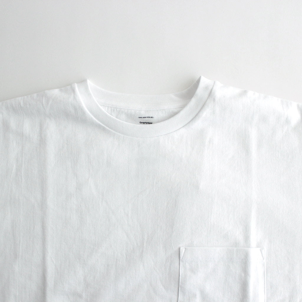 S/S Oversized Pocket Tee #WHITE [GU241-70106B]