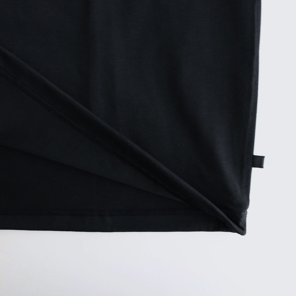 W's TECH DRAWSTRING S/S TEE #BLACK [BE-41024L]