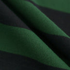 W's TECH DRAWSTRING BORDER S/S TEE #GREEN / NAVY [BE-36024L]