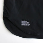 STRETCH MATTE TAFFETA REGULAR COLLAR SHIRT #BLACK [FSC241-50095]