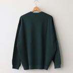 Wool Honeycomb Crew Neck Thermal #D.GREEN [GU233-70138]