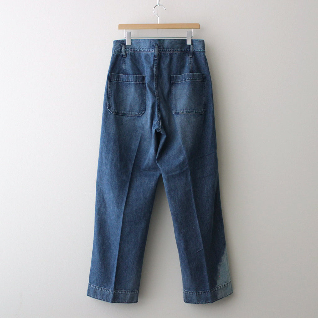 THE WIDE JEAN TROUSERS #VINTAGE BLUE [ST-108]