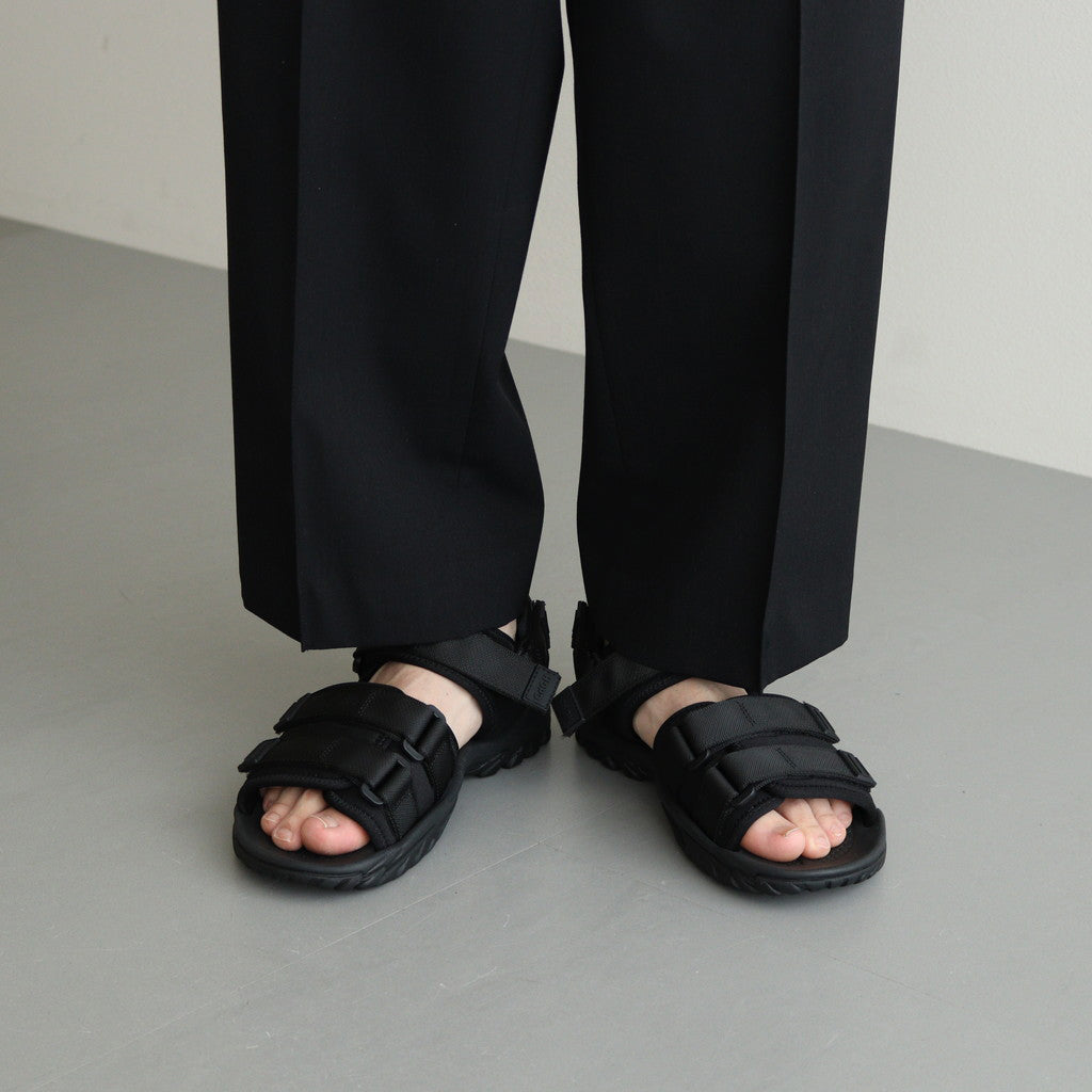 Nylon tape x neoprene sandals #BLACK [HM-K104-001]