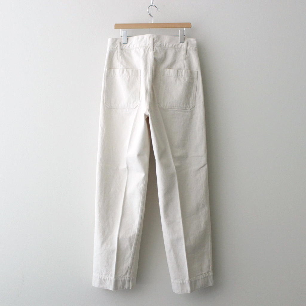 THE WIDE JEAN TROUSERS #RAW WHITE [ST-108]