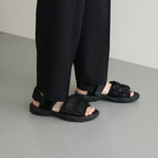Nylon tape x neoprene sandals #BLACK [HM-K104-001]