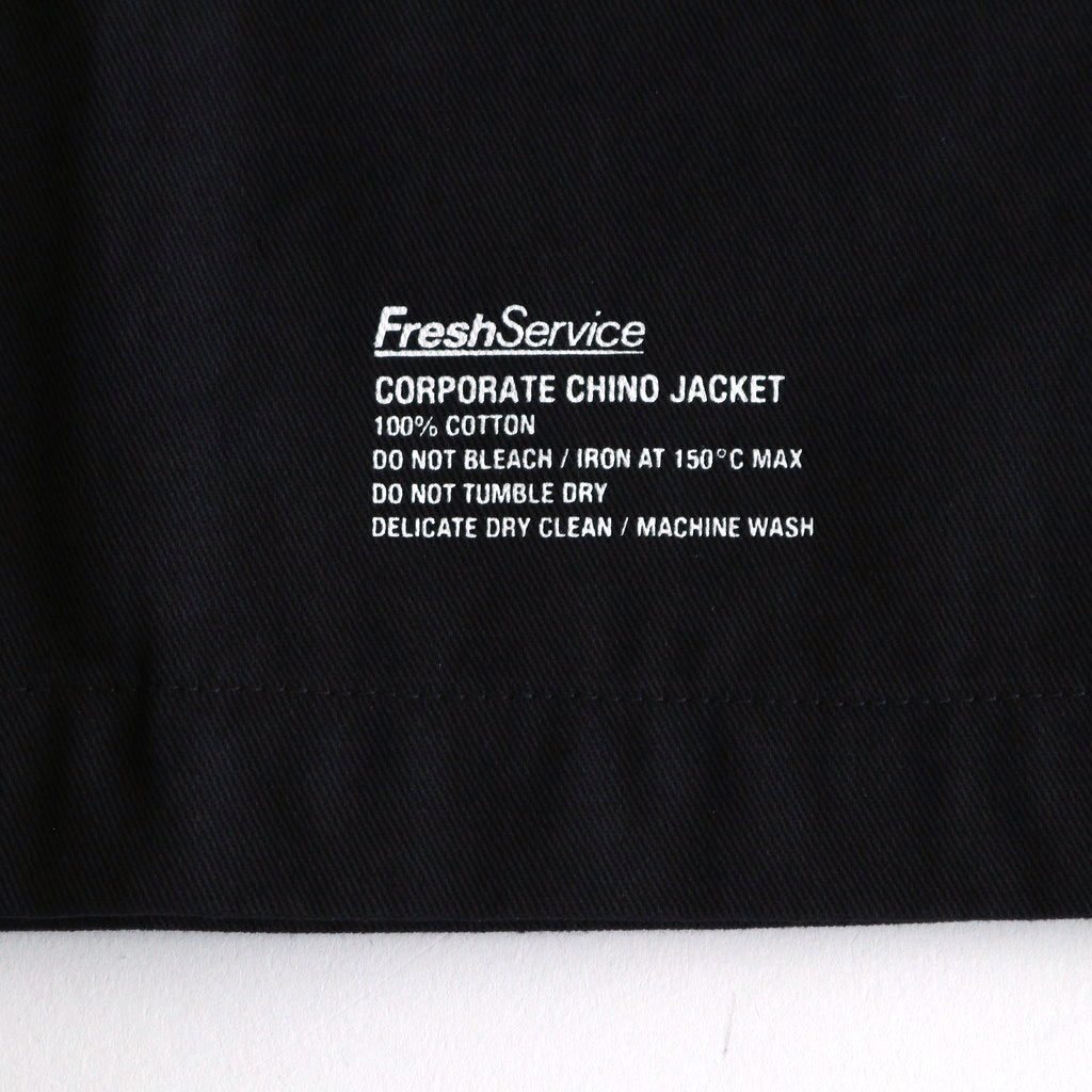 CORPORATE CHINO JACKET #BLACK [FSC243-20082B]